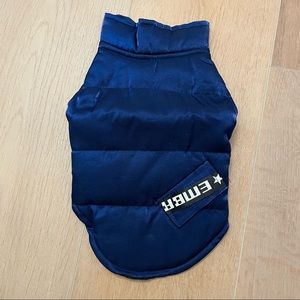 NWOT Navy Incandescent Dog Vest